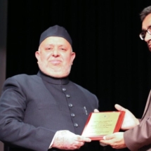 AMUST Zia Sahab receiving award